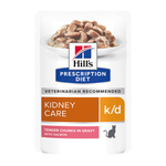 Hill's вет.консервы Prescription Diet k/d Kidney Care влажный диетический корм для кошек при хронической болезни почек, с лососем 85гр - ЗООВЕТЦЕНТР