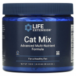 Life Extension, Cat Mix, усовершенствованное универсальное средство для кошек с питательными веществами, 100 г  - ЗООВЕТЦЕНТР