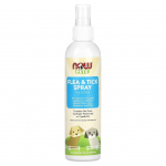 Добавки для животных NOW Pets Flea & Tick spray 237 ml / Нау Спрей от вшей и блох для животных 237 мл - ЗООВЕТЦЕНТР