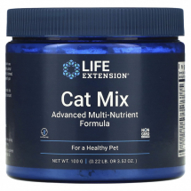 Life Extension, Cat Mix, усовершенствованное универсальное средство для кошек с питательными веществами, 100 г  - ЗООВЕТЦЕНТР