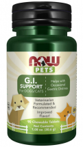 Добавки для животных NOW Pets GI support (probiotic) for dogs/cats 90 chew tab / Нау Пробиотики для животных 90 жев таб - ЗООВЕТЦЕНТР