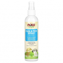 Добавки для животных NOW Pets Flea & Tick spray 237 ml / Нау Спрей от вшей и блох для животных 237 мл - ЗООВЕТЦЕНТР